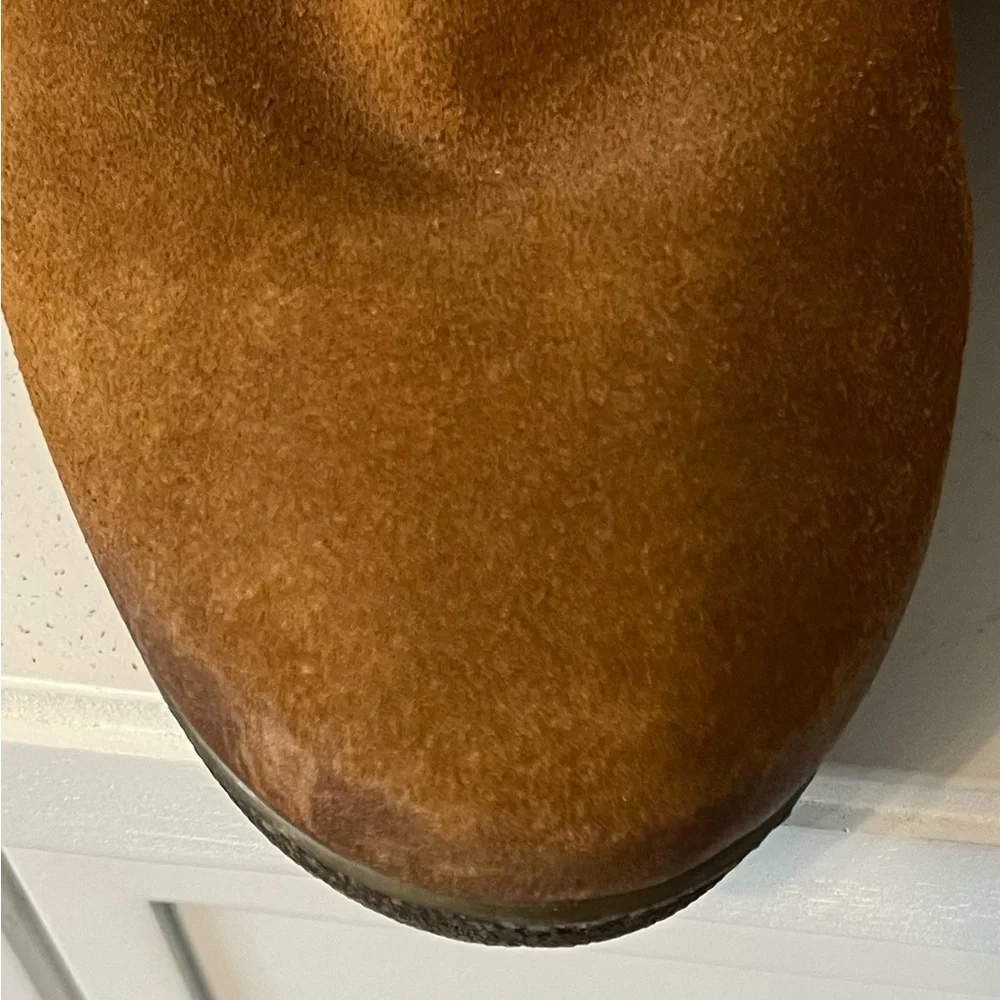 White Mountain Tan Suede Wedge Boots - Picture 10 of 15